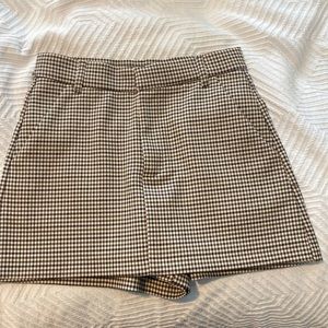 Zara plaid Skort